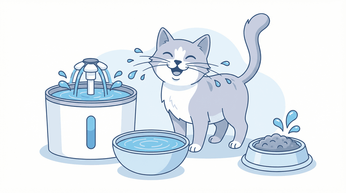 5 Creative Ways to Get Your Cat to Drink More Water - Hydration Infographic