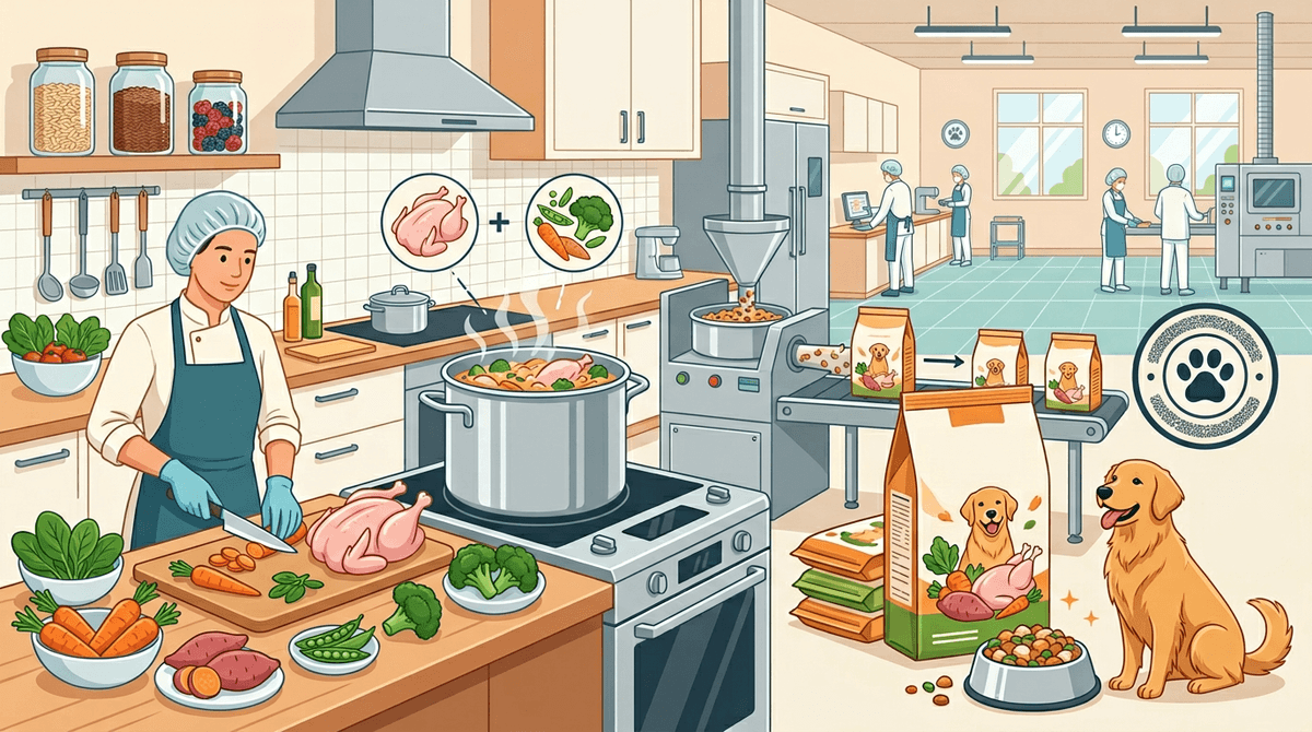 ह्यूमन-ग्रेड कुत्ते का भोजन समझाया - सामग्री और मानक