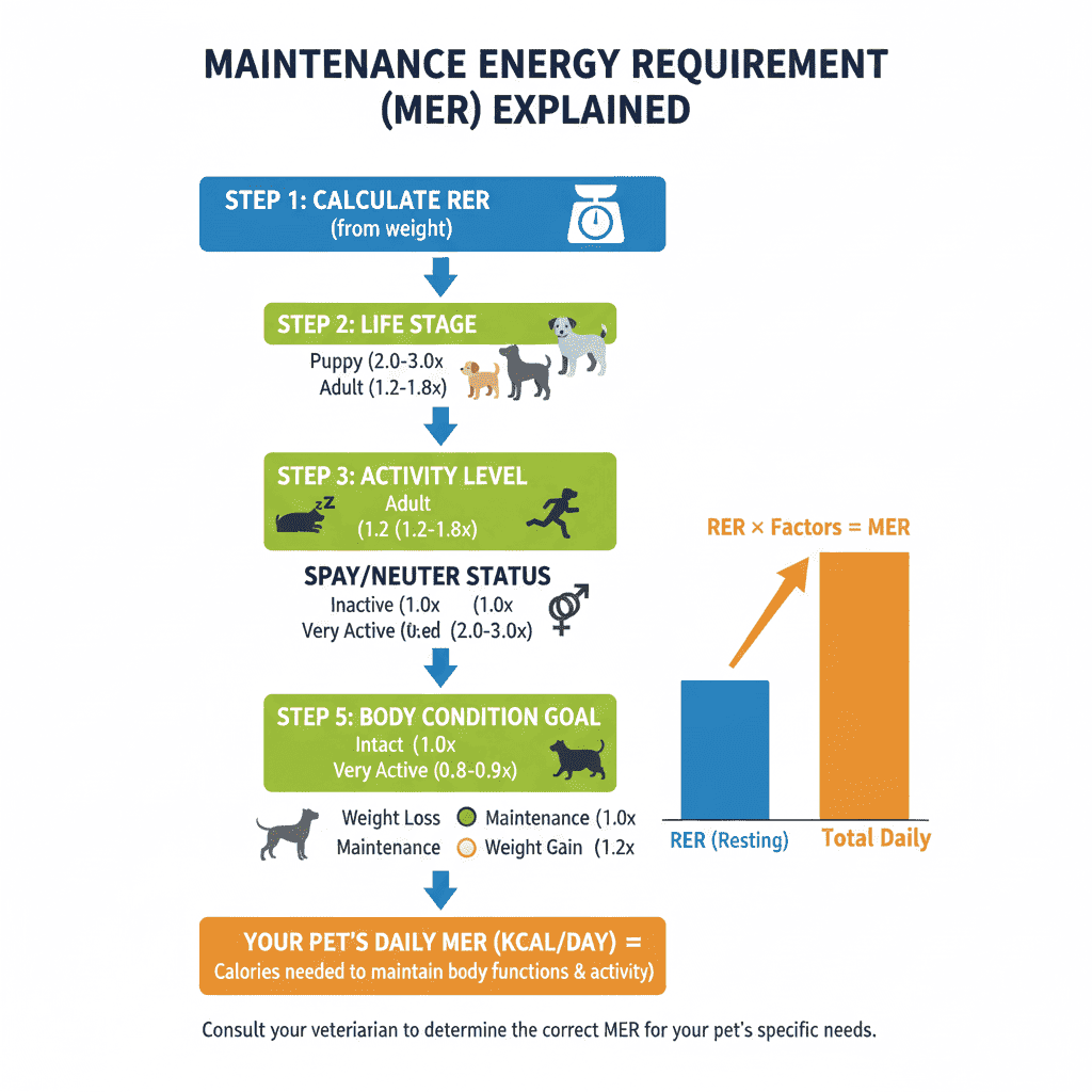 MER 解释：计算您宠物的真实每日能量需求