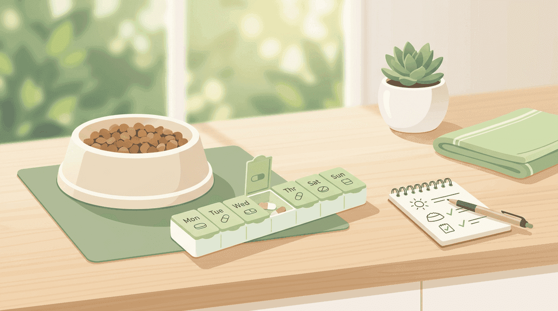 Pet food, medication, and diet changes