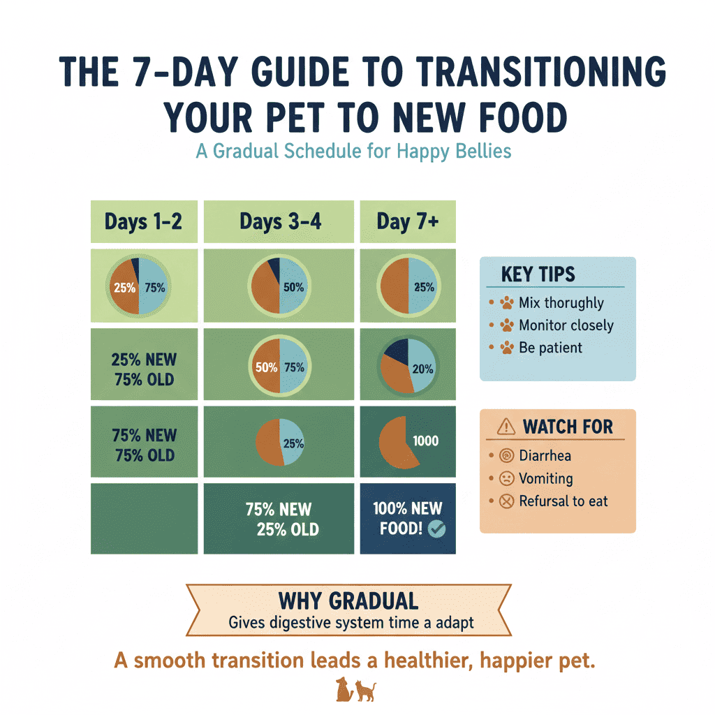 The 7-Day Guide to Transitioning Your Pet to New Food - Step-by-Step Schedule